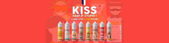 E-liquides KISS, liquides gourmands pour cigarette électronique